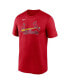 Фото #3 товара Men's Red St. Louis Cardinals Fuse Legend T-shirt