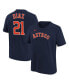 ფოტო #1 პროდუქტის Big Boys Yainer Diaz Navy Houston Astros Name and Number T-shirt