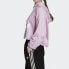 Фото #8 товара Толстовка женская adidas originals Cropped Hoodie 145 FM в фиолетовом цвете