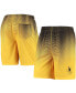 Фото #2 товара Men's Black and Gold-Tone Pittsburgh Steelers Historic Logo Pixel Gradient Training Shorts