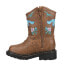 Фото #3 товара Roper Horse Flowers Floral Round Toe Cowboy Toddler Girls Brown Casual Boots 09