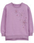 Фото #1 товара Kid Sparkle Fleece Sweashirt 6-6X