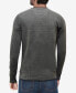 Фото #2 товара Men's V-Neck Honeycomb Knit Sweater