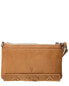 Frye Savannah Convertible Leather Wristlet Wallet Women's Beige