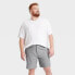 Фото #2 товара Men's Big & Tall 9" Hybrid Swim Shorts - Goodfellow & Co Gray 44