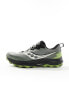 Фото #3 товара Saucony Peregrine 14 GTX neutral trail running trainers in bough and olive - CHARCOAL