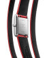 ფოტო #3 პროდუქტის Women's Swiss Mini Dolcevita Red Three-Row Leather Strap Watch 29mm