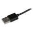 Фото #9 товара StarTech.com 2 m (6 ft.) USB to Lightning Cable - Right Angle iPhone / iPad / iPod Charger Cable - 90 Degree Lightning to USB Cable - Apple MFi Certified - Black - 2 m - Lightning - USB A - Male - Male - Black