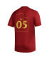 ფოტო #2 პროდუქტის Men's Red Real Salt Lake Team Jersey Hook AEROREADY T-shirt