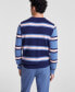 Фото #4 товара Men's Mixed Stripe V-Neck Sweater, Created for Macy's