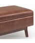 Owen Mid Century Modern Rectangle Small Rectangular Storage Ottoman