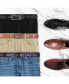 ფოტო #5 პროდუქტის Men's Refined Ore Leather 2 Pack Linxx Ratchet Belt