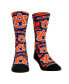 Фото #1 товара Men's and Women's Socks Auburn Tigers Allover Logo and Paint Crew Socks