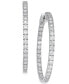 ფოტო #1 პროდუქტის Diamond In and Out Earrings (5 ct. t.w.) in 14k White Gold