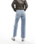 Mango straight leg jeans in light blue Синий, 38 - фото #2