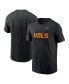 Фото #1 товара Men's Black Tennessee Volunteers Primetime Evergreen Alternate Logo T-Shirt