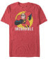 Фото #1 товара Disney Pixar Men's The Incredibles, Mr. Incredible Strong Pose Short Sleeve T-Shirt