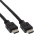 InLine HDMI Cable High Speed male / male black 0.3m