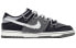 Кроссовки Nike Dunk Low retro prm "black and tumbled grey" DM0108-001