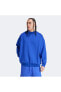 Фото #7 товара Спортивная толстовка Adidas One Fl Crew насыщенного синего цвета
