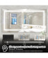 Фото #5 товара LED Bathroom Mirror 60 X 32 Inch With Lights, Anti-Fog & Dimming LED Bathroom Vanity Mirror