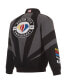 Фото #2 товара Men's Black NASCAR 75th Anniversary Twill Uniform Full-Snap Jacket