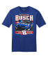 Men's Royal Kyle Busch Car T-shirt 2XL - фото #2