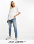 Фото #4 товара ASOS DESIGN Maternity slim mom jeans in mid blue