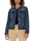 ფოტო #1 პროდუქტის Women's Stretch Denim Trucker Jacket