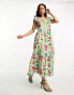 Nobody's Child Cassidy midi beach dress in seed packet print Samentütchen-Print, 36 - фото #2