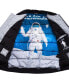 Фото #3 товара Men's Nasa Inspired Hooded Bomber Jacket with Printed Astronaut Interior