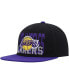 Фото #1 товара Men's Black Los Angeles Lakers SOUL Cross Check Snapback Hat