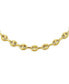 ფოტო #2 პროდუქტის 14K Gold Overlay Gold Overlay .925 Sterling Silver Chain Anchor Link Puff Mariner Chain Necklace For Men Women Nickel-Free 6MM 18 Inch