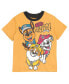 ფოტო #2 პროდუქტის Boys Chase Marshall Rubble T-Shirt and Shorts Outfit Set to