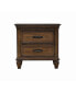 Фото #1 товара Coaster Home Furnishings Franco 2-Drawer Nightstand with Pull Out Tray