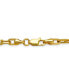 Фото #4 товара Paperclip Link Chain Bracelet in 14k Gold 9"