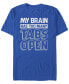 ფოტო #1 პროდუქტის Men's Too Many Tabs Short Sleeve Crew T-shirt