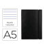 Фото #4 товара LIDERPAPEL A5 imitation leather notebook 120 sheets 70g/m2 square 4 mm without margin