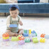 Фото #5 товара Детский брендовый конструкторский набор INFANTINO Super Soft «Складываемые кубики»