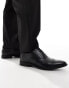 Фото #2 товара ASOS DESIGN faux leather brogue shoes in black