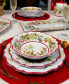 Christmas Gatherings Dinner Plates, Set of 4