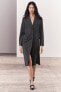 Zw collection wool blend tailored frock coat