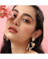 ფოტო #3 პროდუქტის Women's Gold Regal Drop Earrings