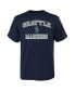 ფოტო #1 პროდუქტის Big Boys Navy Seattle Mariners Heart & Soul T-shirt