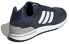 Кроссовки adidas neo Run80s низкие дышащие легкие износостойкие темно-синие GV7303 44.5 - фото #4