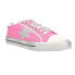 Vintage Havana Alive Metallic Glitter Lace Up Womens Pink, Silver Sneakers Casu