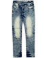 ფოტო #1 პროდუქტის Men's Big and Tall Craft Medium Rinse Denim Jeans