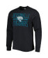 Фото #3 товара Men's Black Jacksonville Jaguars Brand Wide Out Franklin Long Sleeve T-shirt