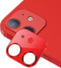 Фото #1 товара Аксессуар для телефона USAMS Защитное стекло для камеры iPhone 12 mini - металлическое красное