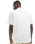 Tommy Jeans linen blend camp shirt in white